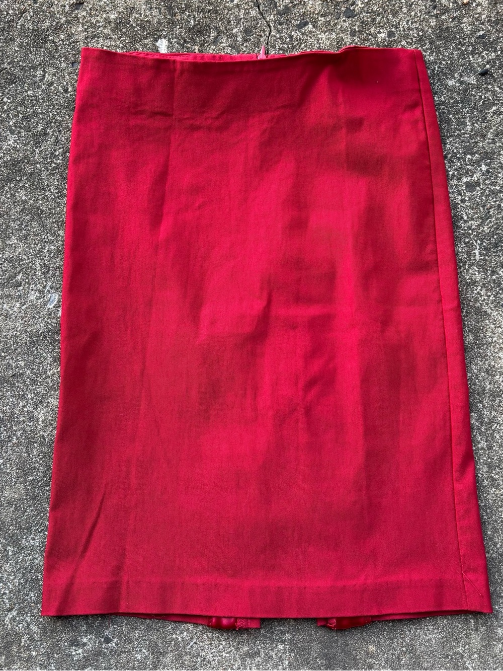 Windsor Vibrant Red Pencil Skirt